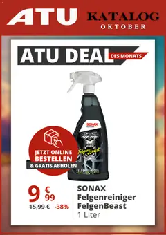 ATU Prospekt ab 01.10.2026 gültig