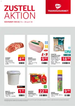 Transgourmet Zustellaktion ab 15.06.2026 gültig