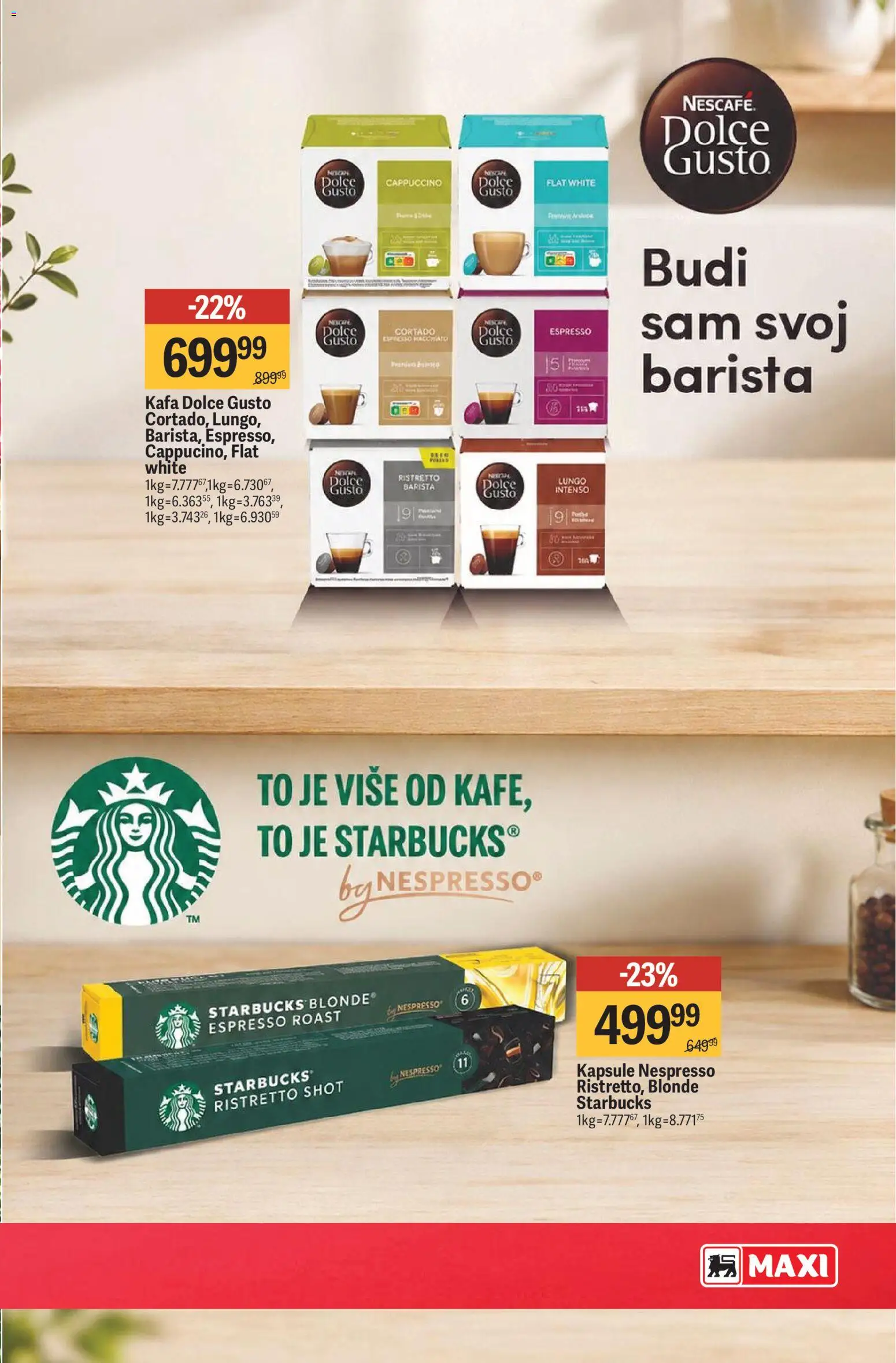 Mega Maxi katalog - važi od 24.09.2026 | Strana: 9 | Proizvode: Kapsule, Kafa, Nespresso, Nescafé