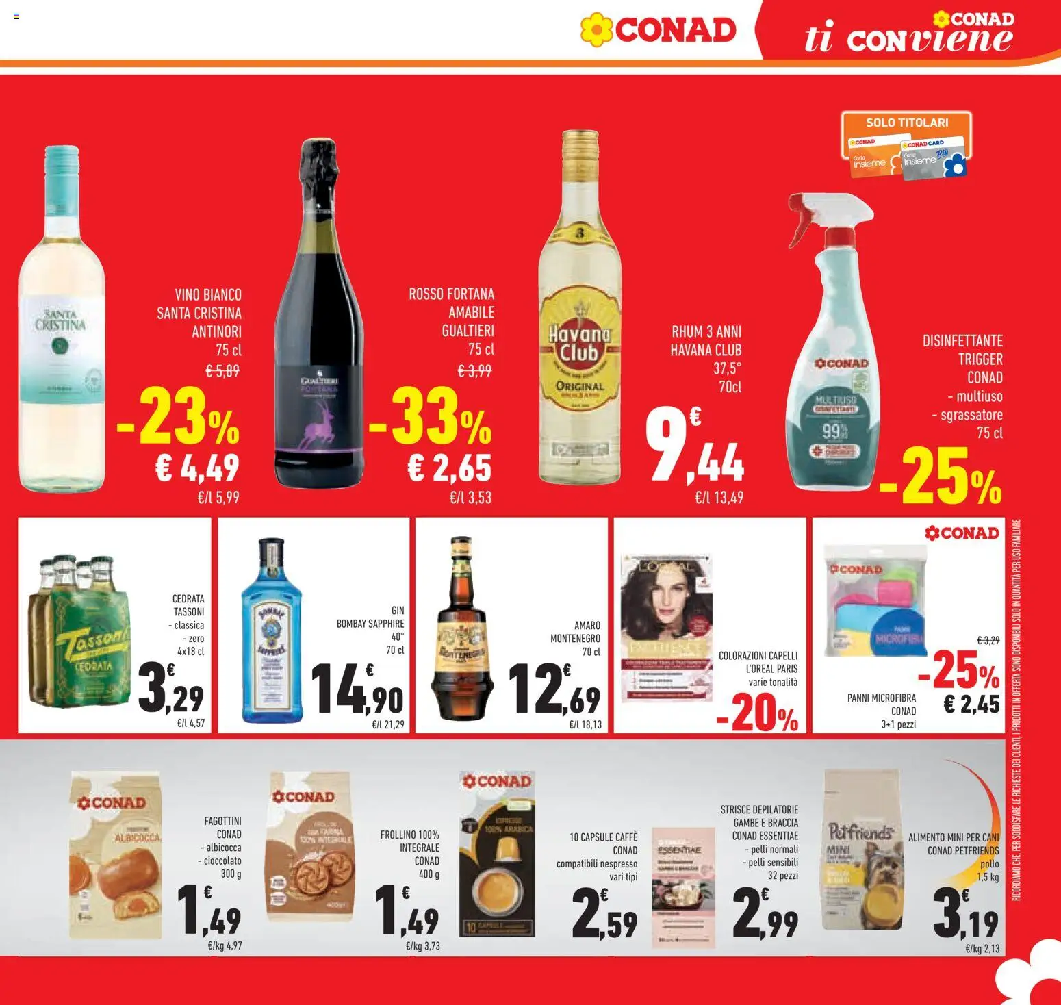 Volantino Conad del 12/08/2026 | Pagina: 35 | Prodotti: Caffè, Vino, Panni, Havana