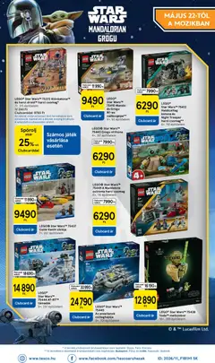 Tesco aktuális akciós újság - amely érvényes a következő dátumtól: 14.05.2026 | Oldal: 34 | Termékek: Játék