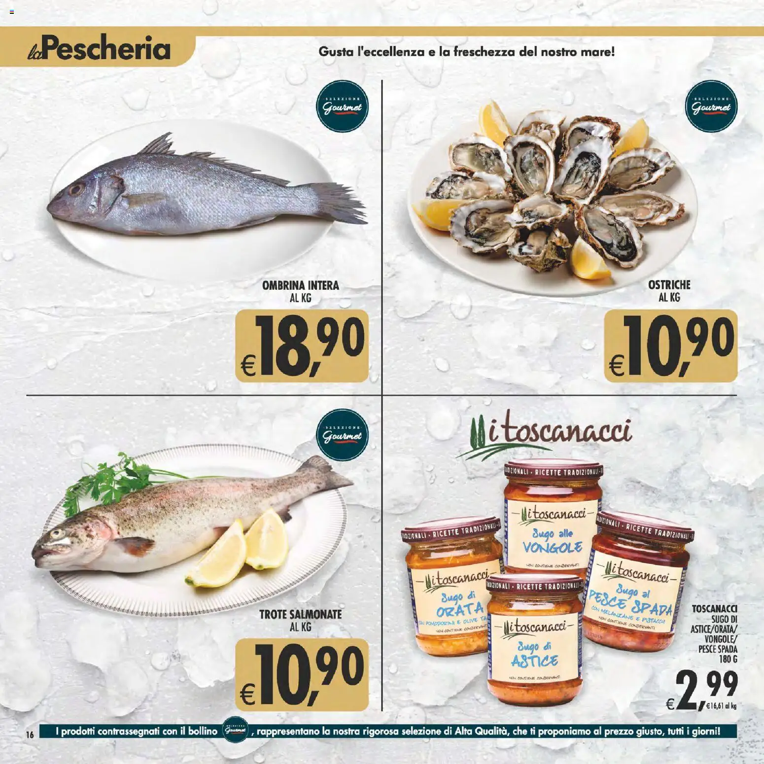 Volantino Decò del 31/07/2026 | Pagina: 16 | Prodotti: Pesce, Melanzane, Astice, Sugo