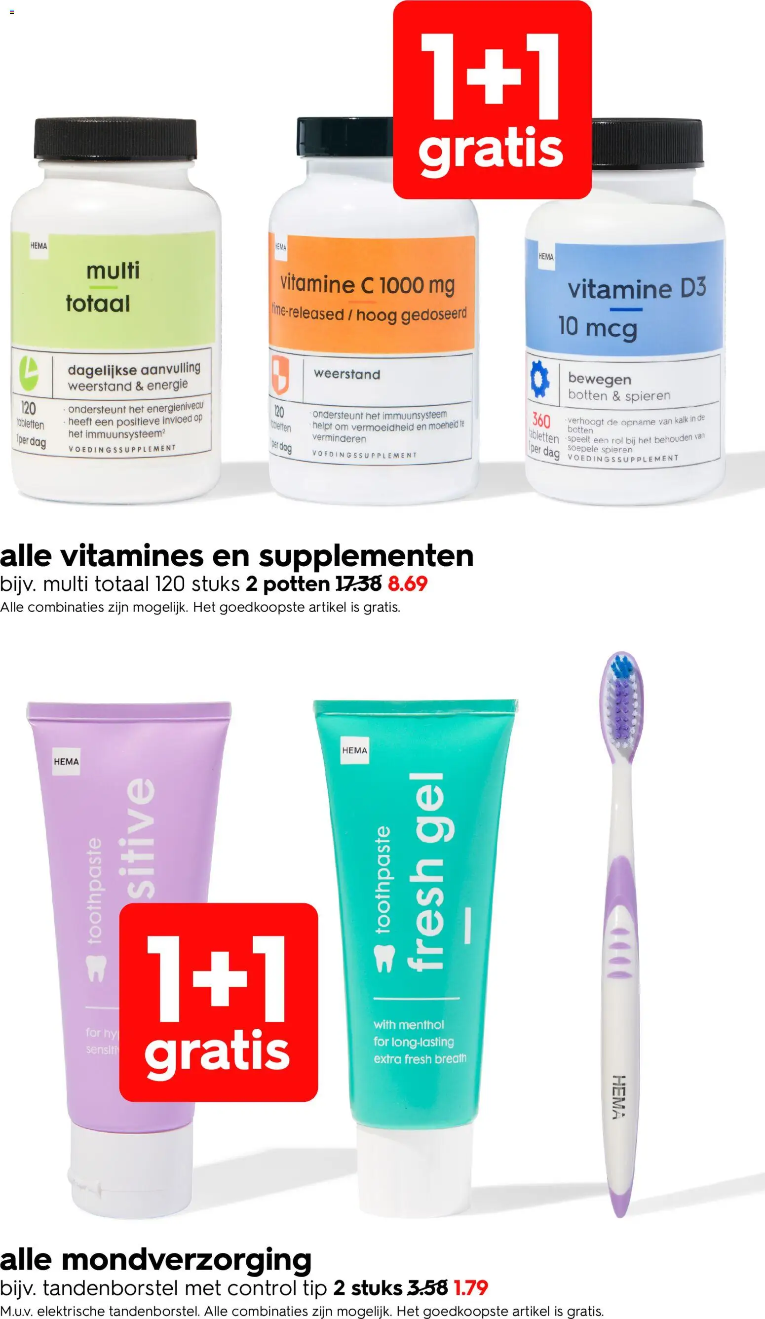 {H1} | Pagina: 7 | Producten: Supplementen, Mondverzorging, Gel, Tandenborstel