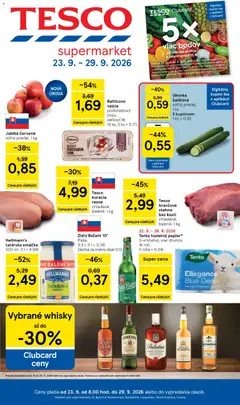 Tesco leták platný od 23.09.2026