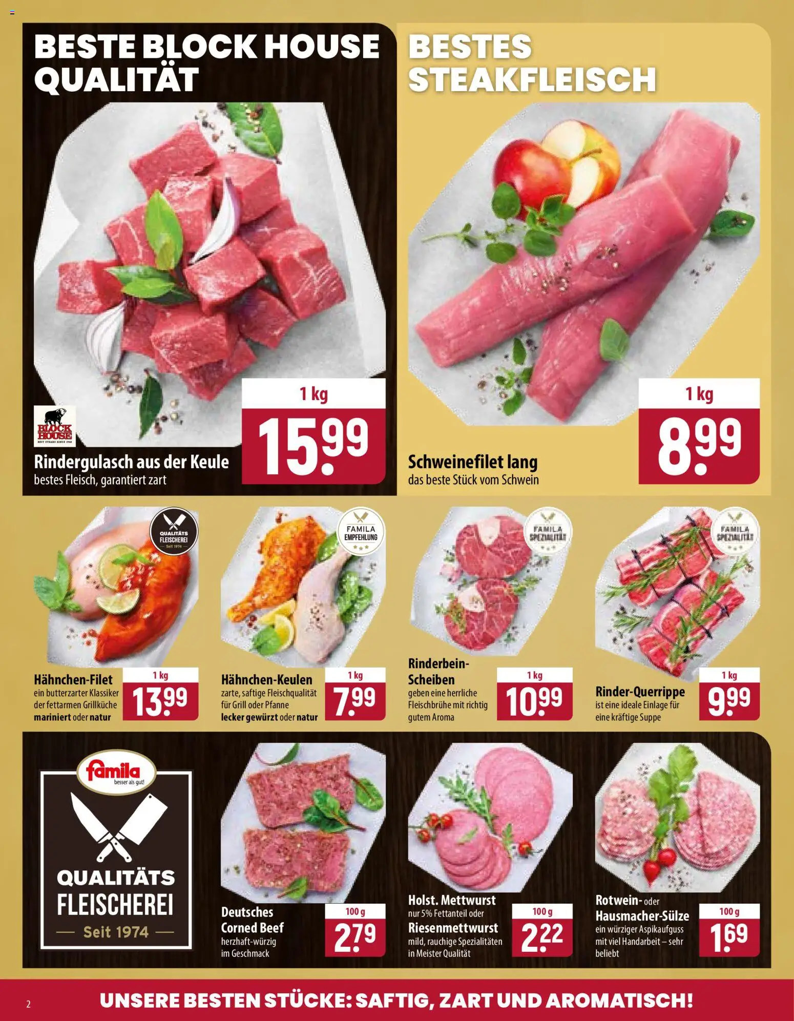 Famila Prospekt – gültig ab 19.10.2026 | Seite: 2 | Produkte: Grill, Rotwein, Spezialitäten, Schweinefilet