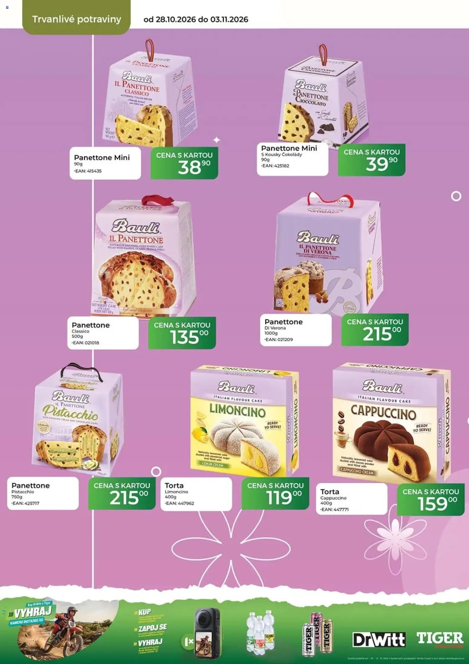 Tamda Foods leták od 28.10.2026 | Strana: 26 | Produkty: Tiger, Drwitt, Potraviny, Cappuccino