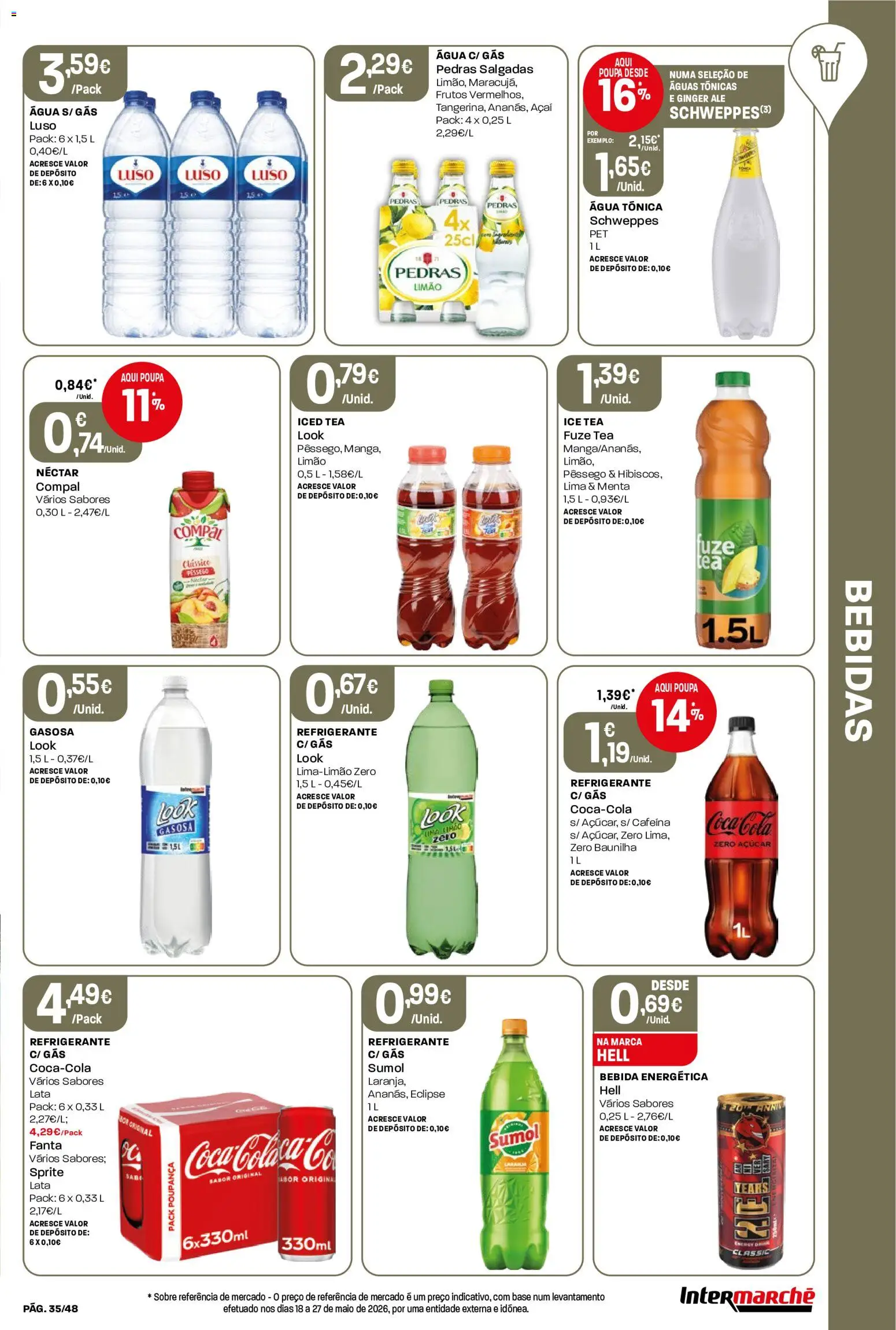 Intermarché folheto │ válido de 02/07/2026 | Página: 35 | Produtos: Refrigerante, Fanta, Base, Bebida