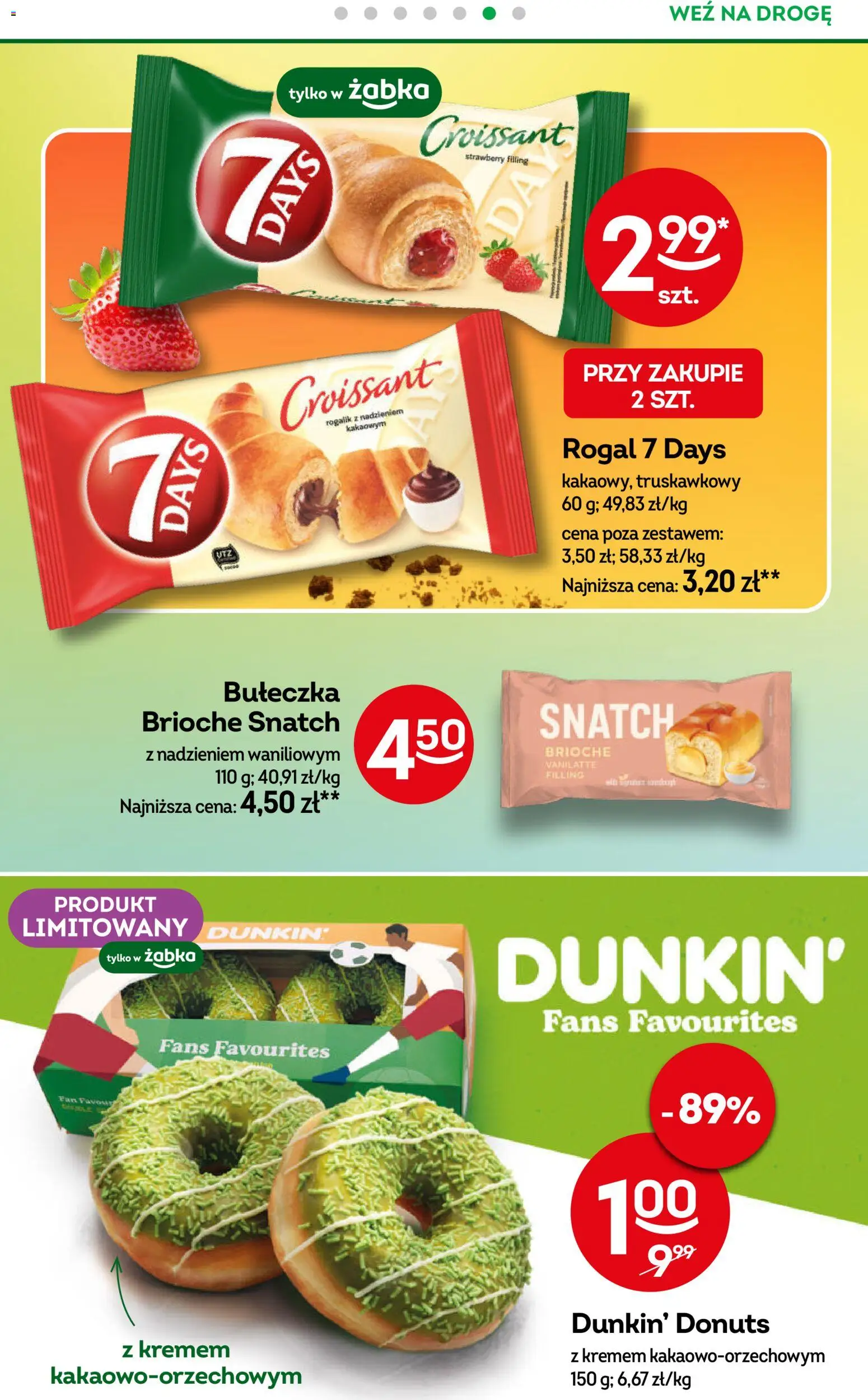 Żabka gazetka od 10.08.2026 | Strona: 75 | Produkty: Croissant
