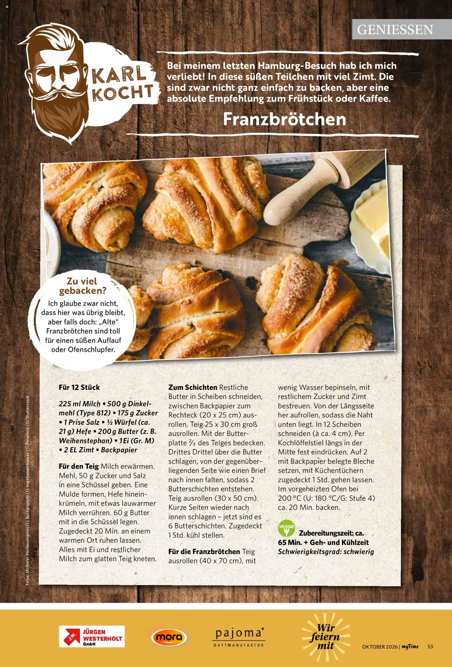 Famila Nordwest myTime Oktober 2026 – gültig ab 01.10.2026 | Seite: 53 | Produkte: Milch, Butter, Salz, Zucker