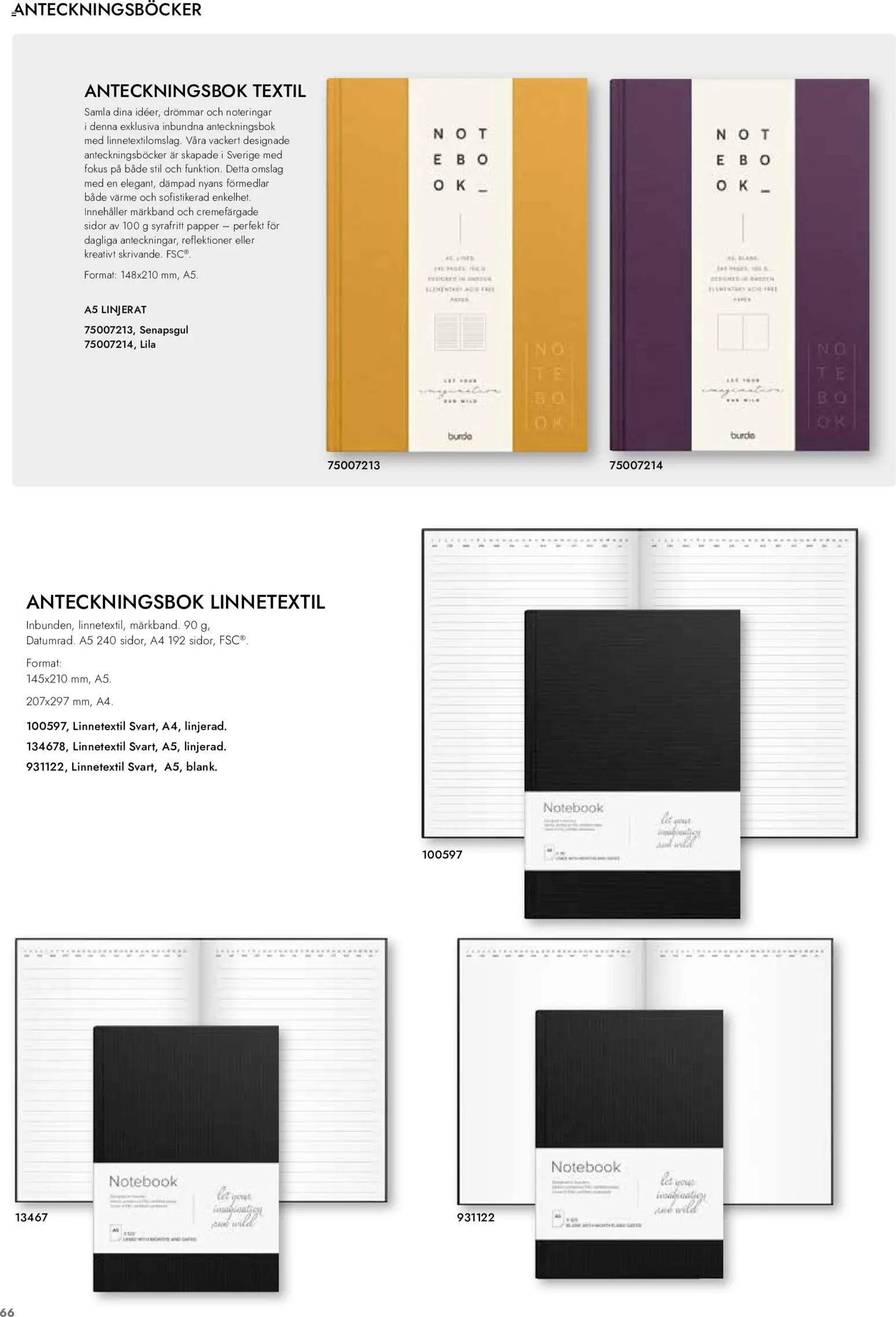 Lyreco reklamblad aktuell från 01/09/2026 | Sida: 67 | Produkter: Papper, Anteckningsbok