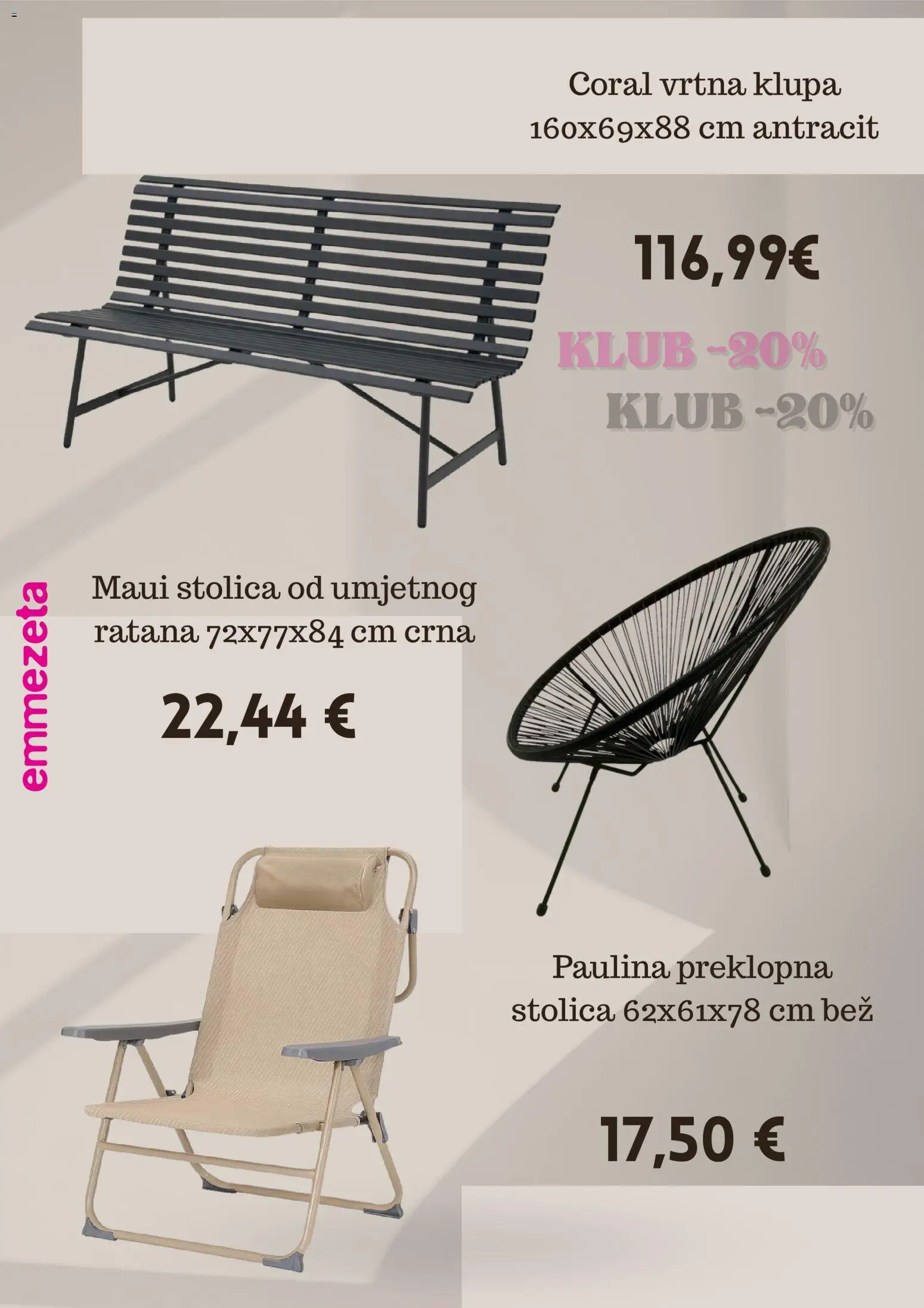 Emmezeta katalog | vrijedi od 01.10.2026 | Stranica: 5 | Proizvodi: Stolica