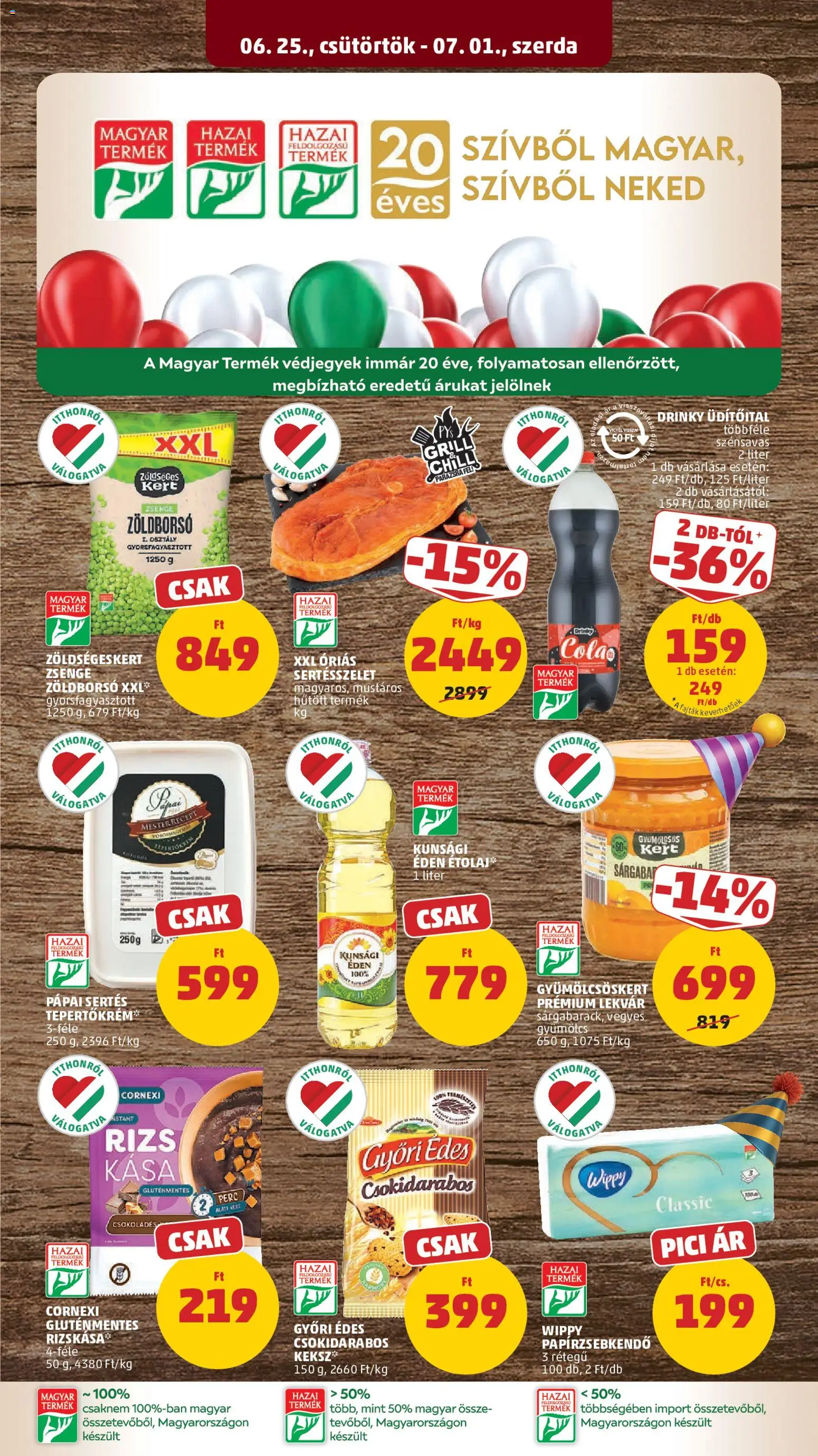 PENNY akciós ujság - amely érvényes a következő dátumtól: 25.06.2026 | Oldal: 19