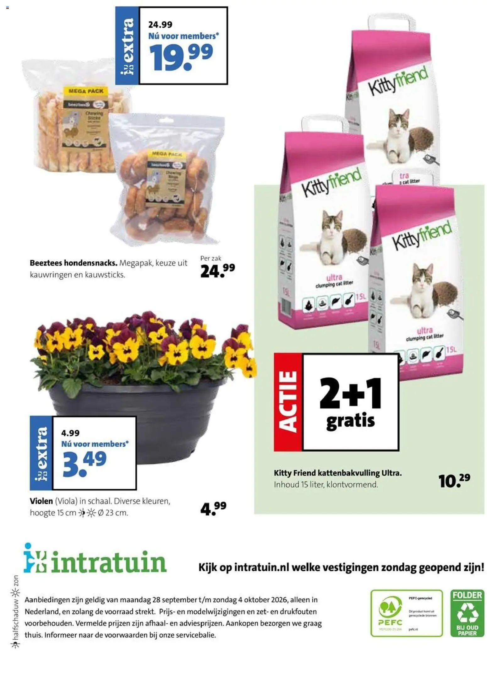 {H1} | Pagina: 12 | Producten: Kattenbakvulling, Zak, Papier