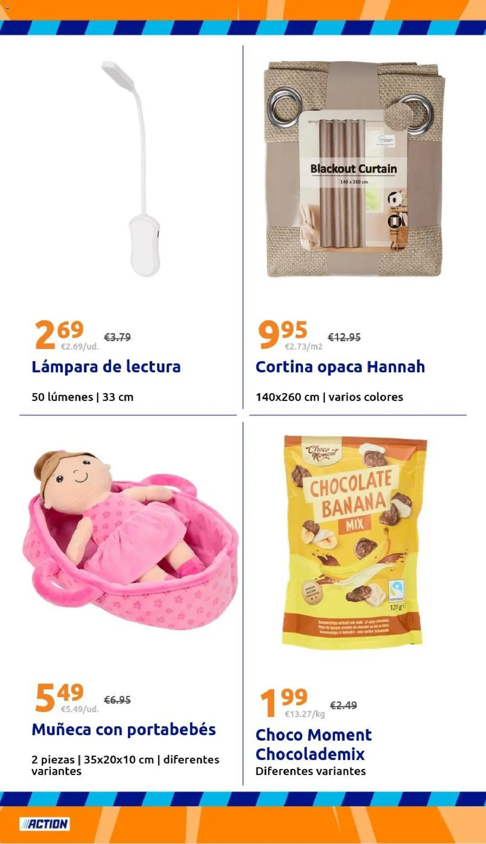 Action folleto │ válido desde el 02/09/2026 | Página: 26 | Productos: Cortina, Chocolate, Muñeca, Lámpara