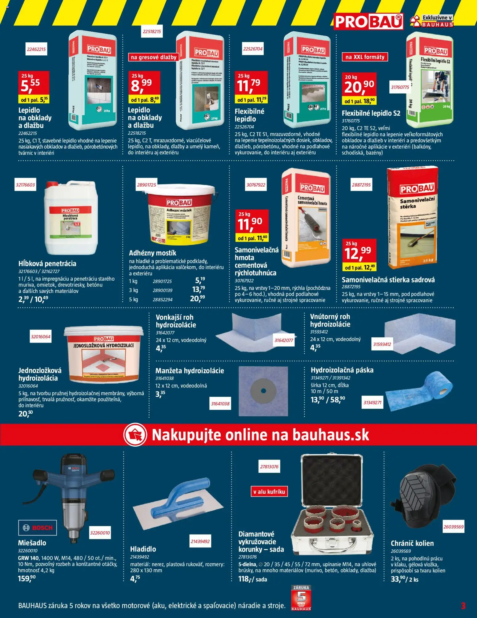 Nové Bauhaus akcie – leták je platný od 03.08.2026 | Strana: 3