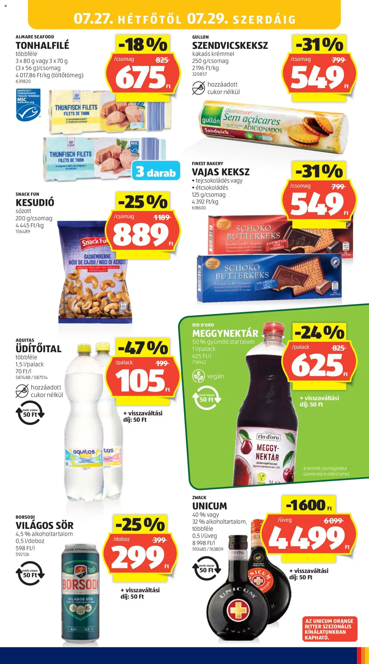Aldi akciós ujság - amely érvényes a következő dátumtól: 2026.07.23. | Oldal: 31