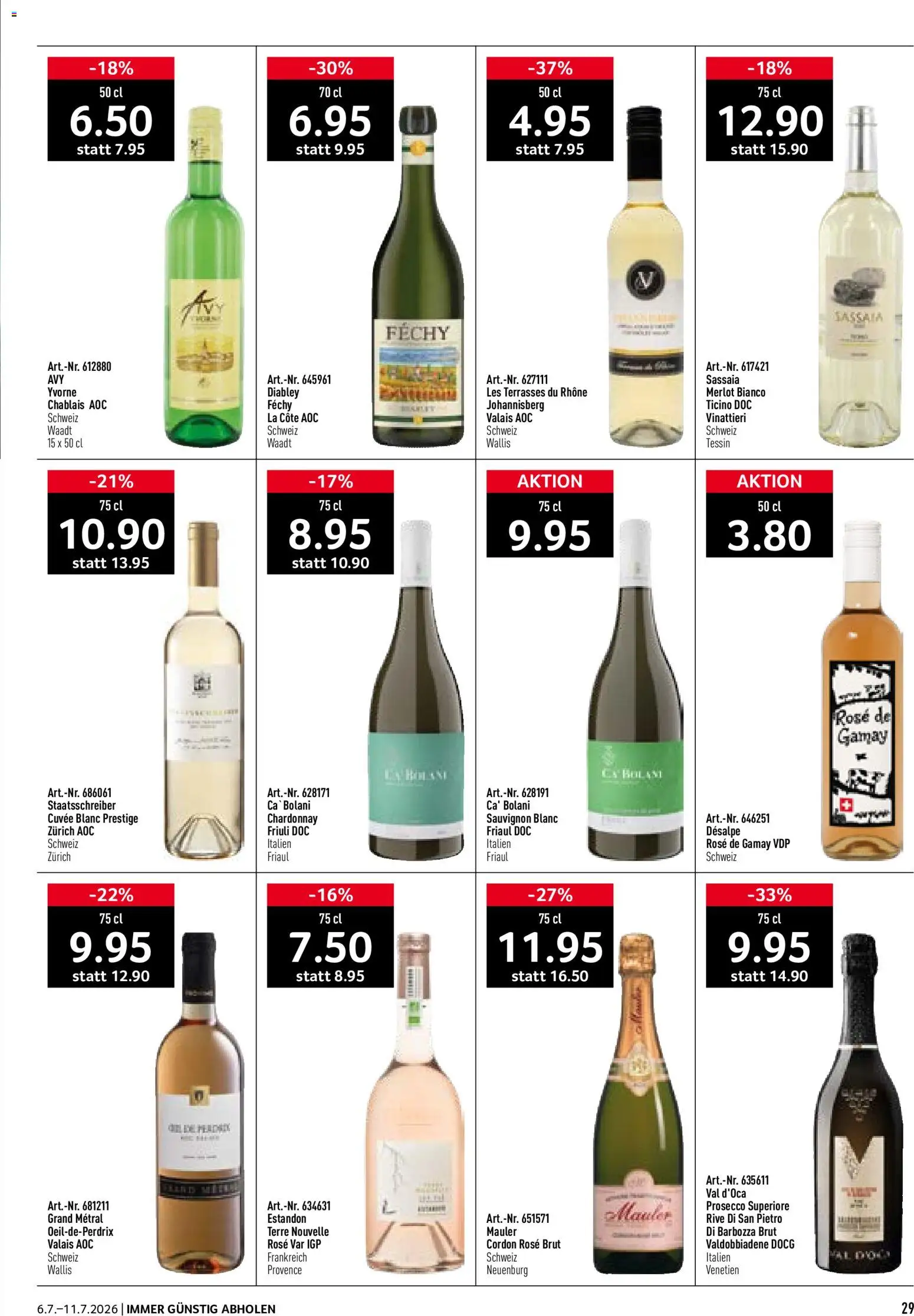 Prodega aktionen – gültig ab 06.07.2026 | Seite: 29 | Produkte: Merlot