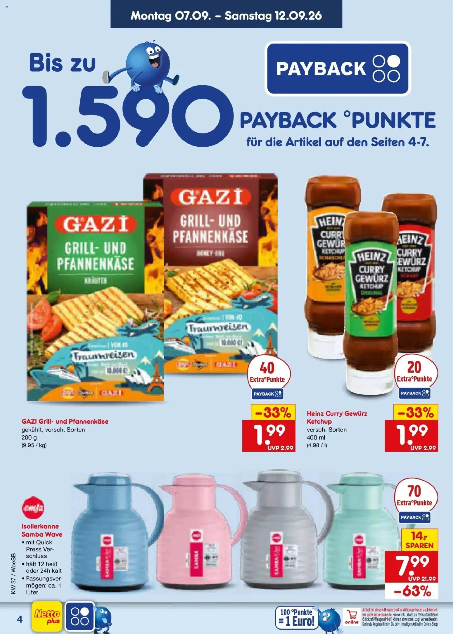 Netto Marken-Discount Prospekt Leonberg – gültig ab 07.09.2026 | Seite: 8 | Produkte: Grill, Ketchup