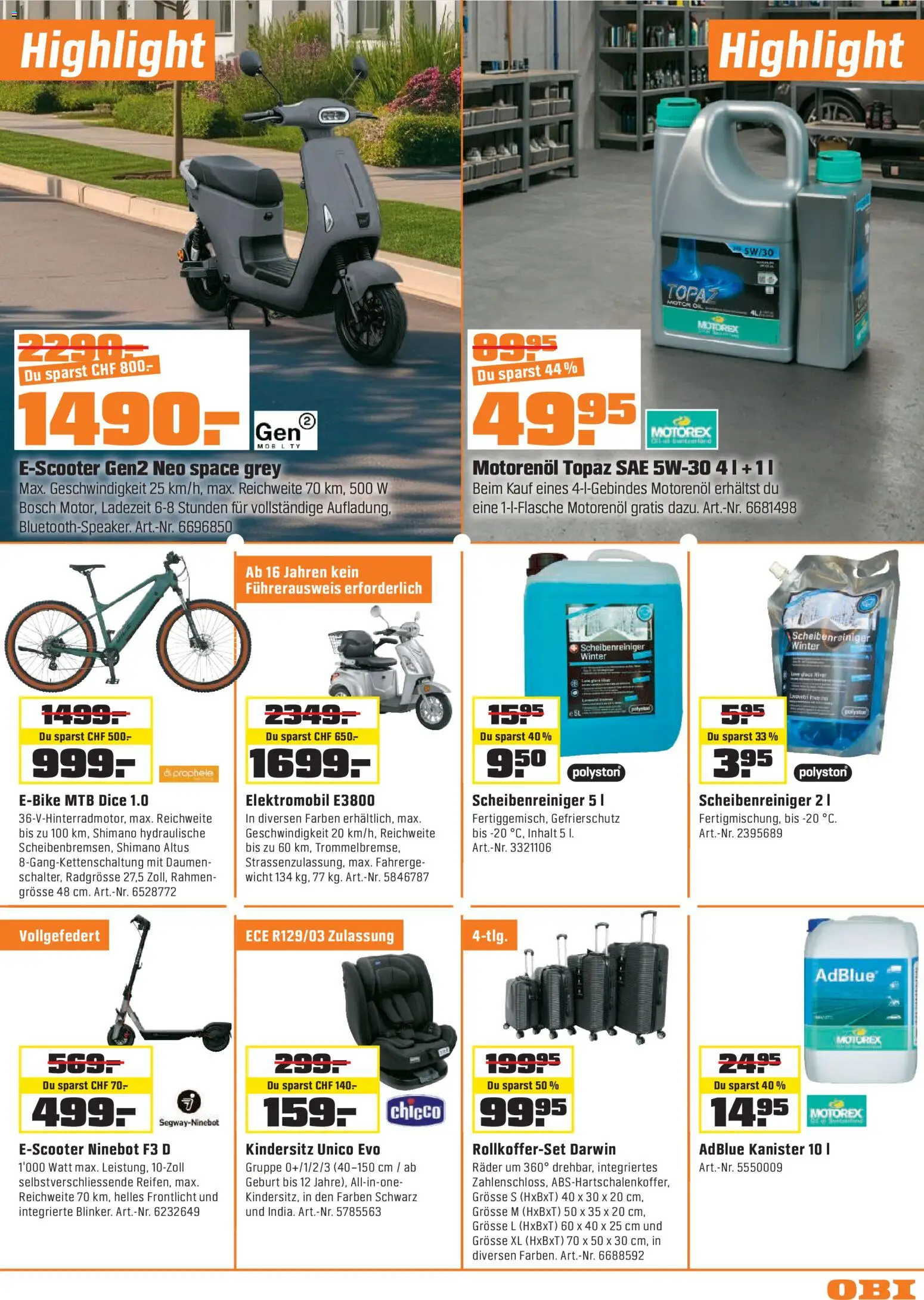 OBI - UNSERE SUPERDEALS! – gültig ab 01.09.2026 | Seite: 13 | Produkte: Bosch