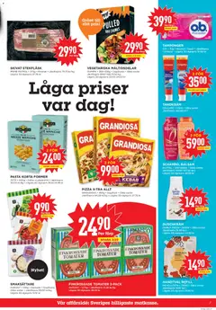 PIZZA X-TRA ALLT, Grandiosa frozen pizza, 350g, deep-frozen, various sorts. Sold as 3 for 99.00. - Förhandsvisning av reklamblad från butik Willys aktuell från 01.06.2026 | Sida: 7