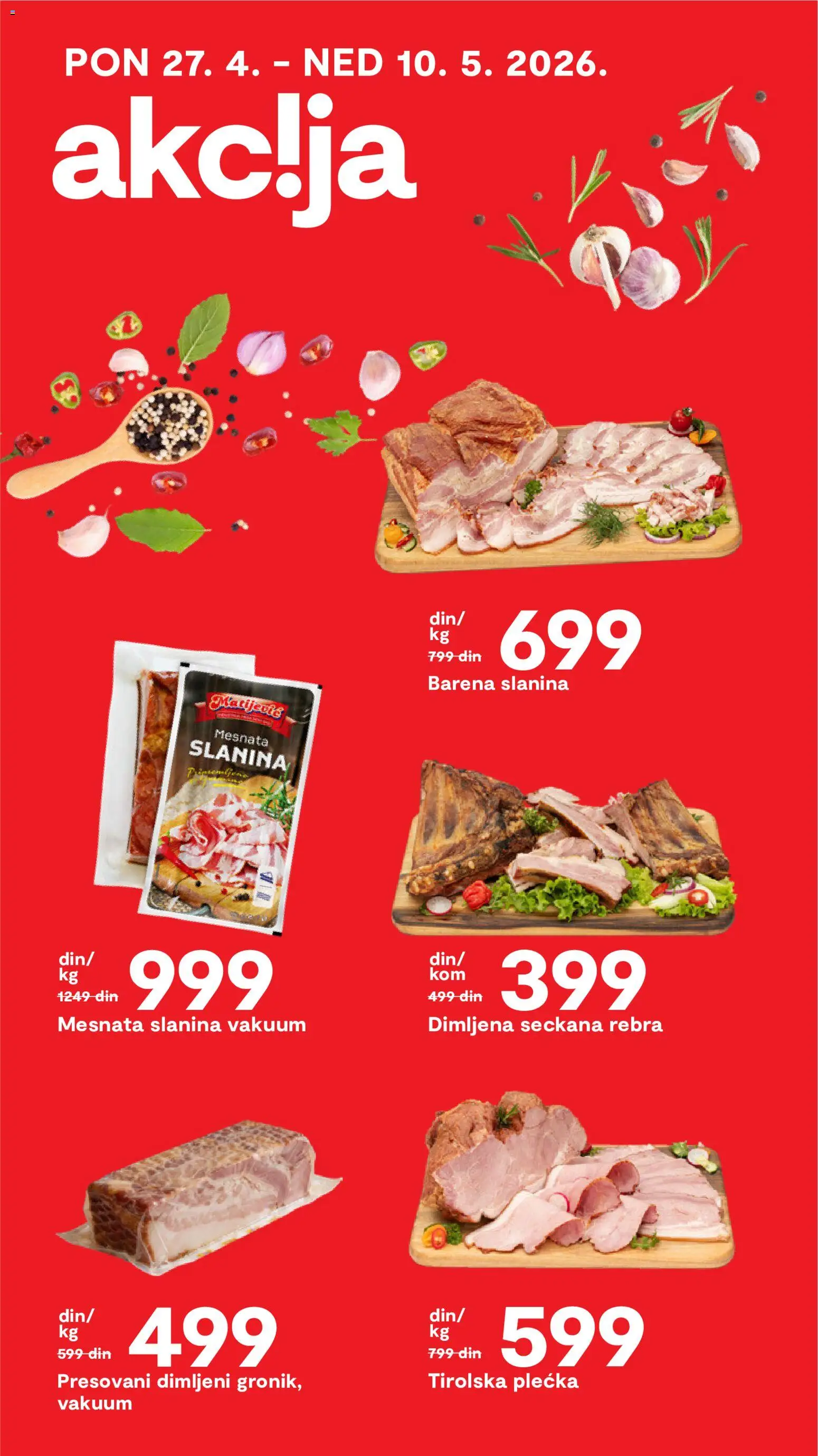 Matijevic katalog - važi od 05.05.2026 | Strana: 9 | Proizvode: Slanina