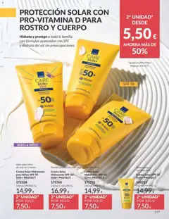 Vista previa Crema Solar Hidratante SPF 50+ SUN+ PROTECT, Nuestra protección más alta. válido desde el 01.05.2026 | Página: 177 | Productos: Crema