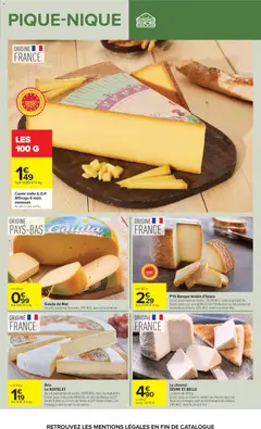 Carrefour - Prévisualisation de Carrefour Pique-nique valide à partir de 28.04.2026 | Page: 13 | Produits: Lait, Brie, Gouda