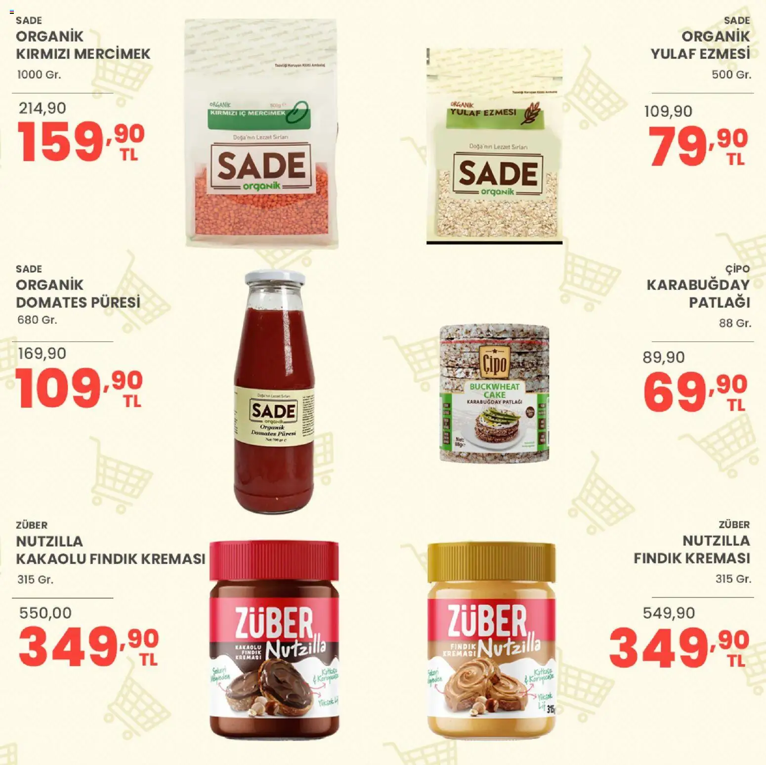 Sarıyer Katalog - 07 Ağustos 2026 tarihinden itibaren geçerlidir | Sayfa: 25 | Ürünler: Ravioli, Domates, Fındık, Yulaf