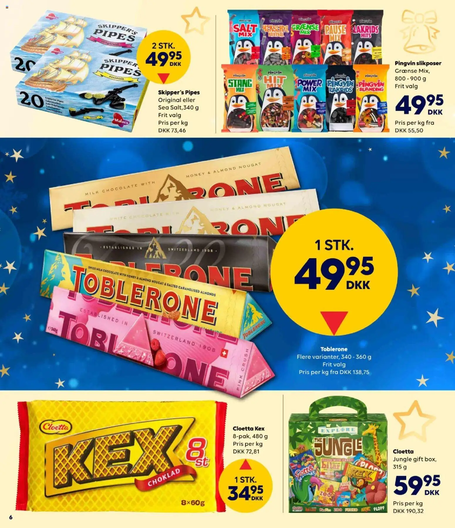 Bordershop tilbudsavis – gyldig fra 04/11/2026 | Side: 6 | Produkter: Salt, Lakrids, Nougat