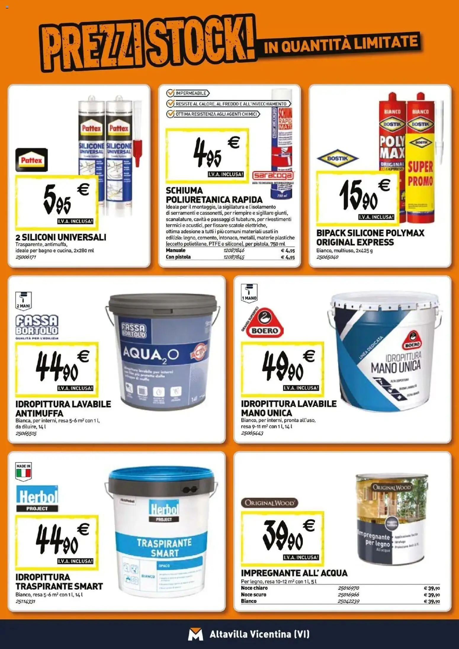 Volantino TECNOMAT del 23.04.2026 | Pagina: 12 | Prodotti: Acqua, Impregnante, Silicone, Bagno