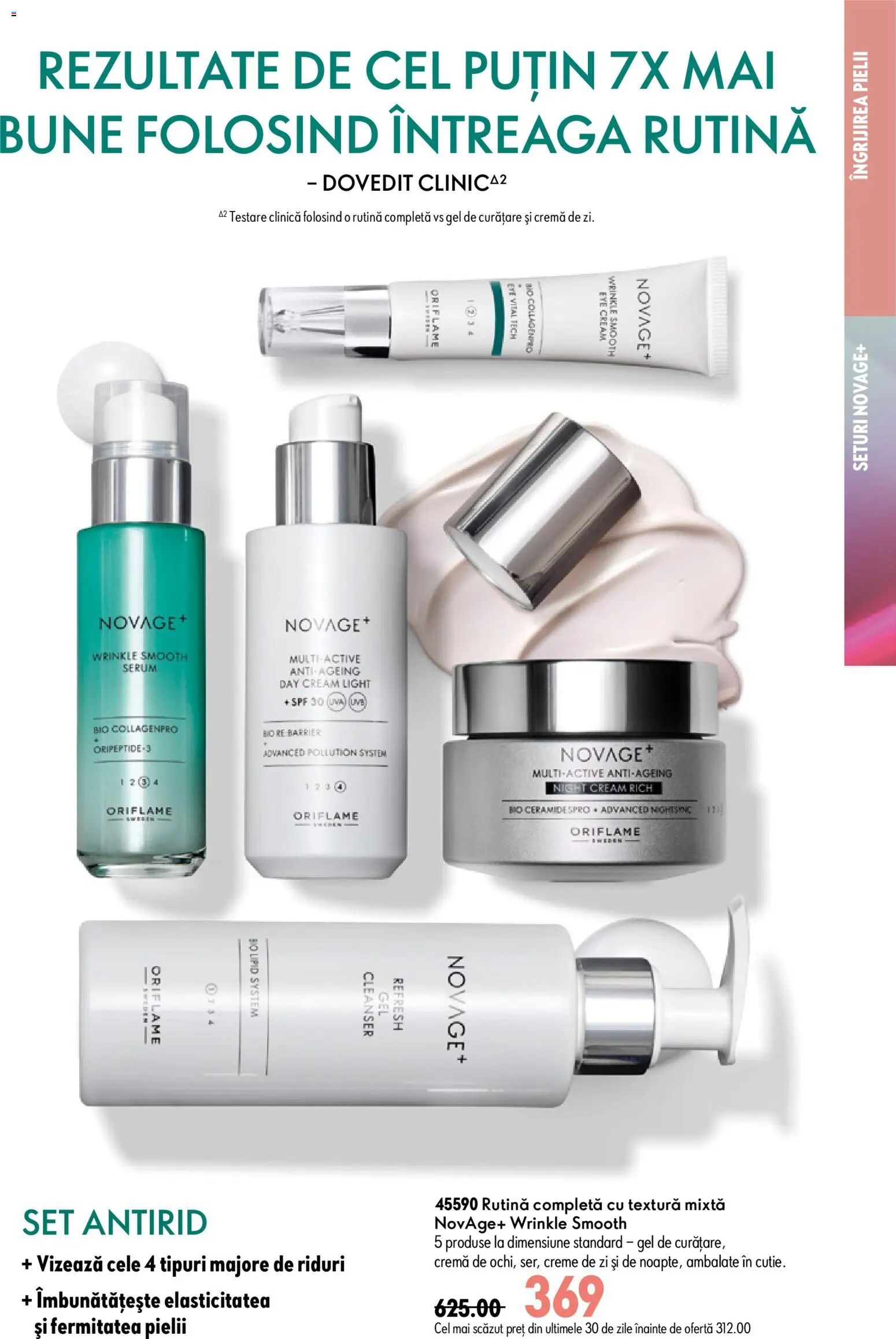 Noul catalog Oriflame – valabil de la 29.07.2026 | Pagină: 91 | Produse: Bio, Serum, Gel de curățare, Cremă