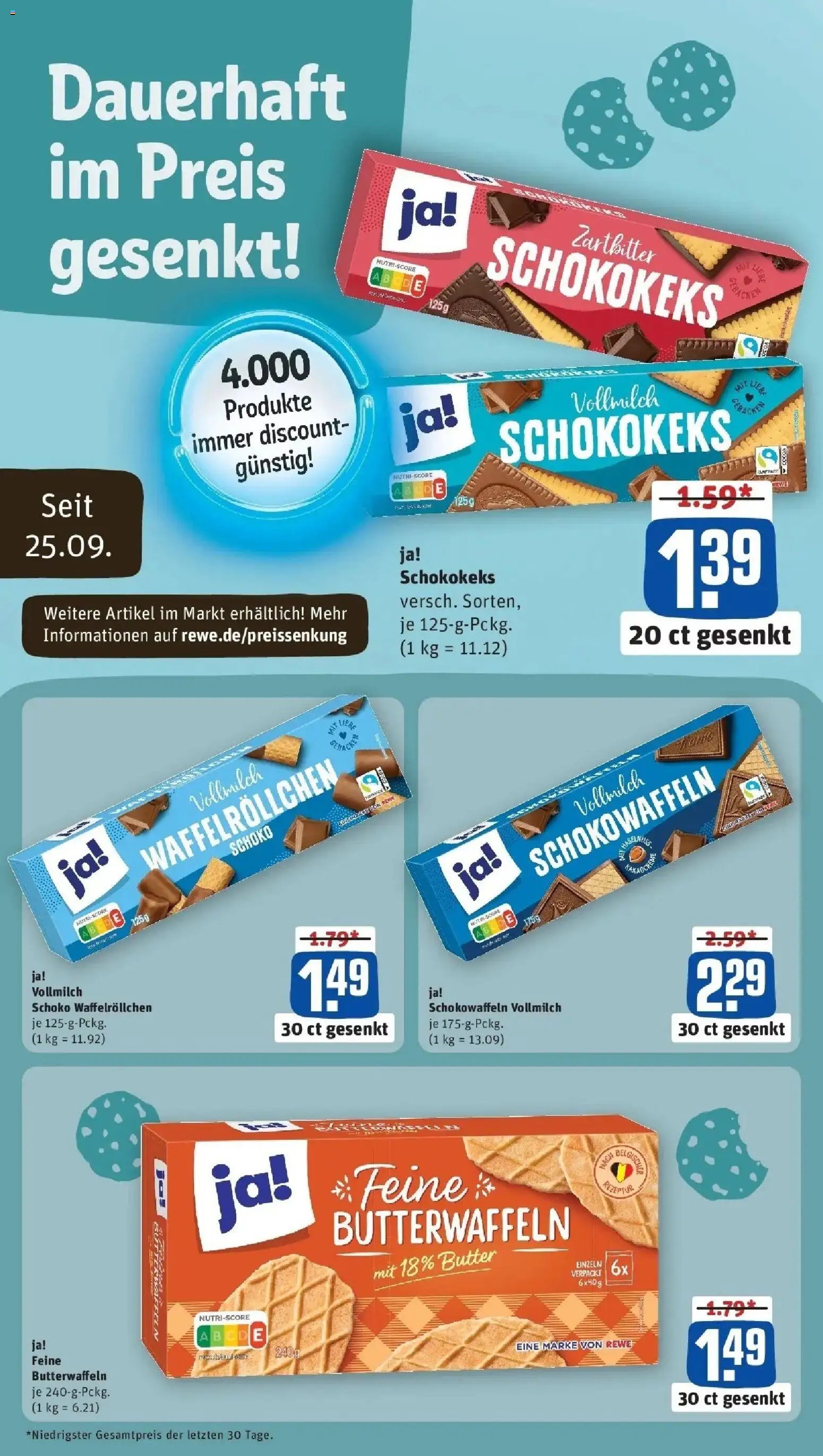 REWE Prospekt ab 28.09.2026 zum Blättern » Angebote | Seite: 2 | Produkte: Butter