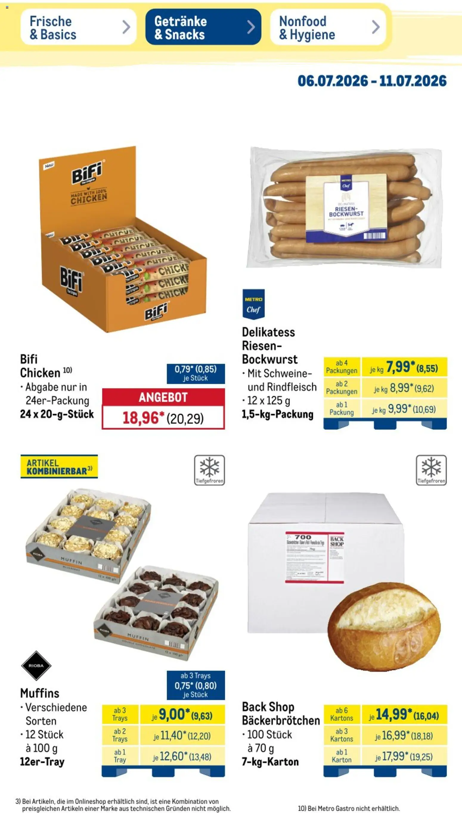 Metro Non Food & Hygiene – gültig ab 06.07.2026 | Seite: 28 | Produkte: Zitronengras, Sekt, Prosecco, Pfirsich