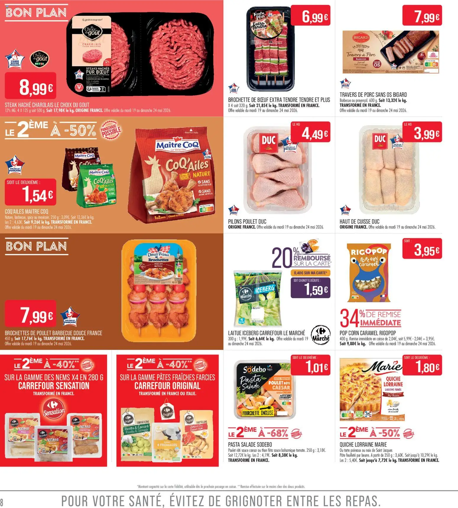 {H1} | Page: 8 | Produits: Feta, Noix de saint jacques, Pâte feuilleté, Pâtes fraîches