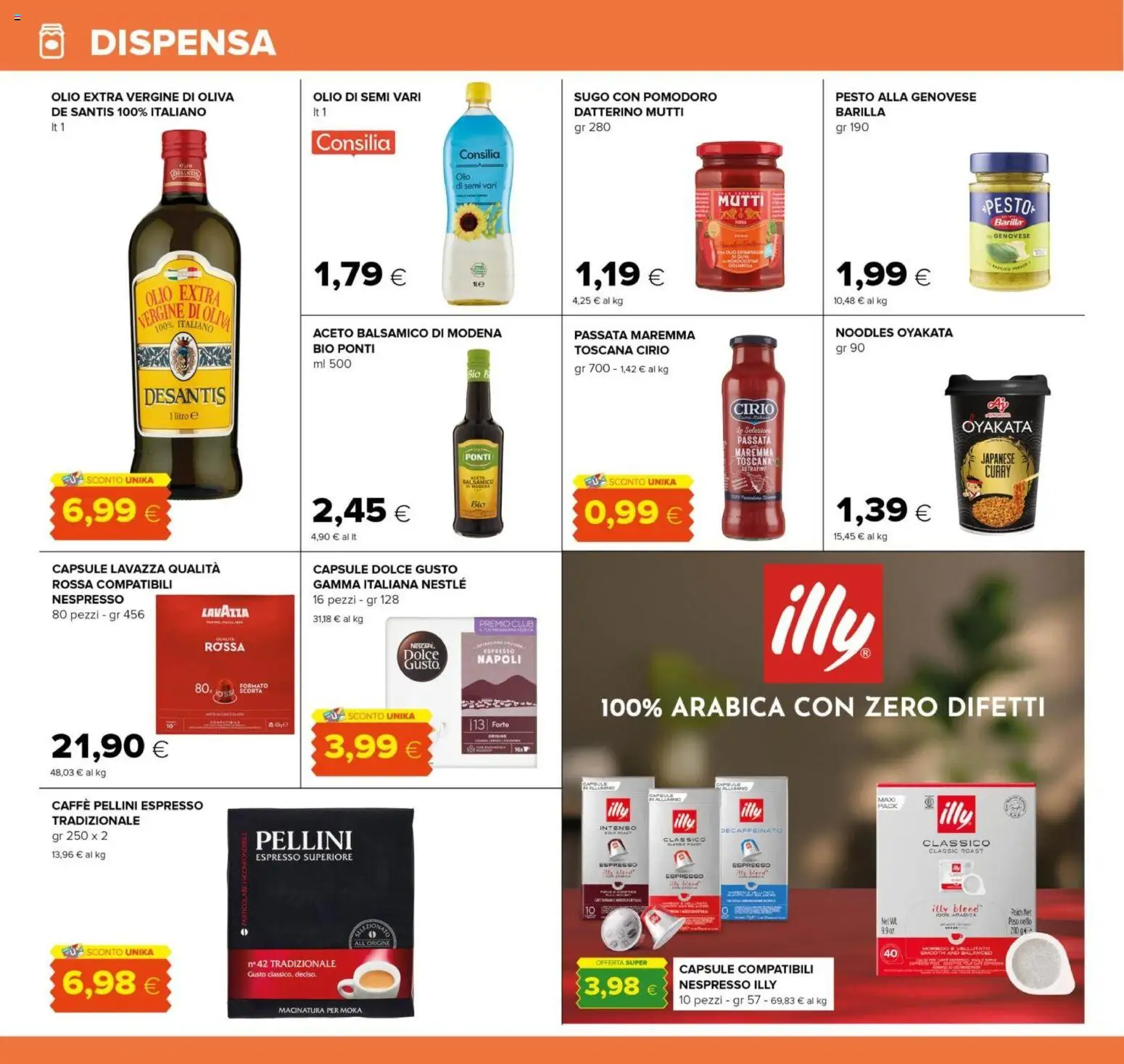 Volantino Oasi del 20.05.2026 | Pagina: 20 | Prodotti: Pomodoro, Pesto, Olio extra vergine, Mutti