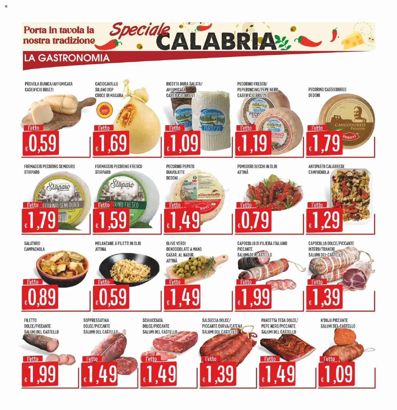 Volantino SISA del 06/08/2026 | Pagina: 2 | Prodotti: Formaggio, Olive, Pomodori, Ricotta
