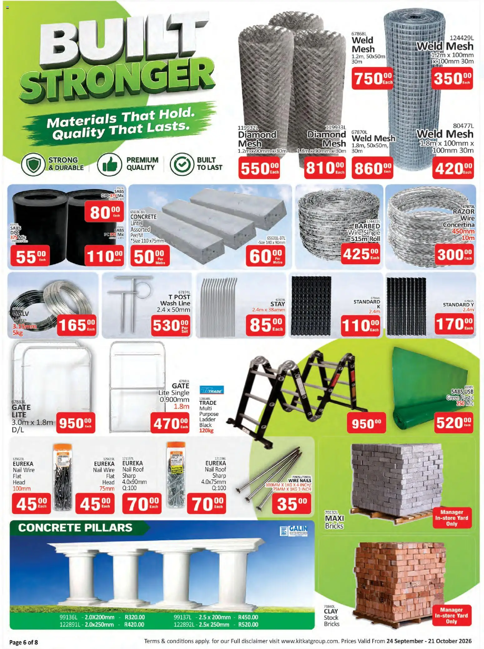 New KIT KAT Cash & Carry catalogue – valid from 24/09/2026 | Page: 6 | Products: USB, Gate, Stock, Clay