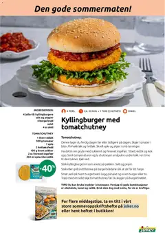 Forhåndsvisning av Sommer Nibber Crispy Kylling Burger, Crispy chicken burger gyldig fra 08.06.2026 | Side: 21