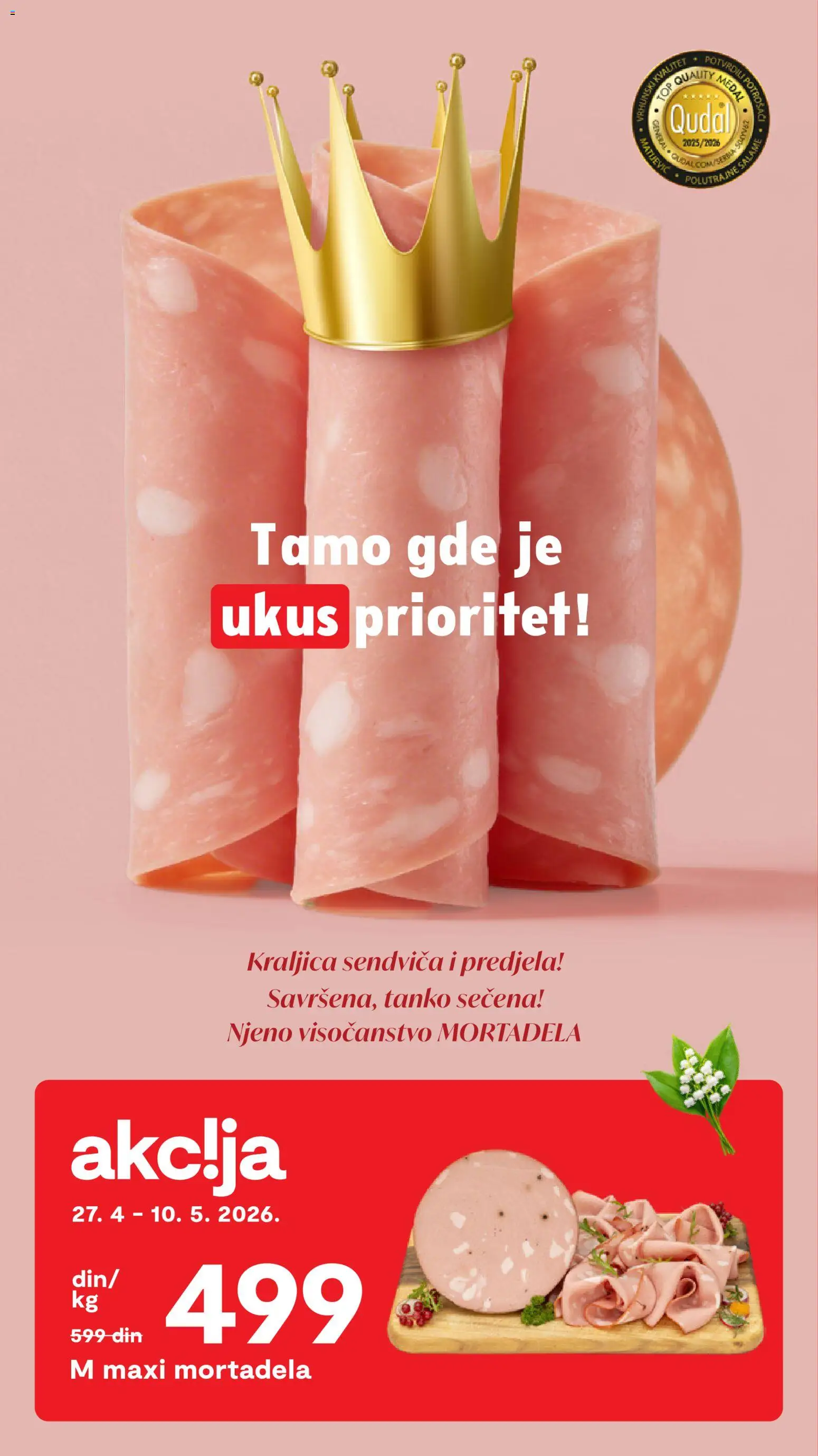 Matijevic katalog - važi od 05.05.2026 | Strana: 10 | Proizvode: Mortadela