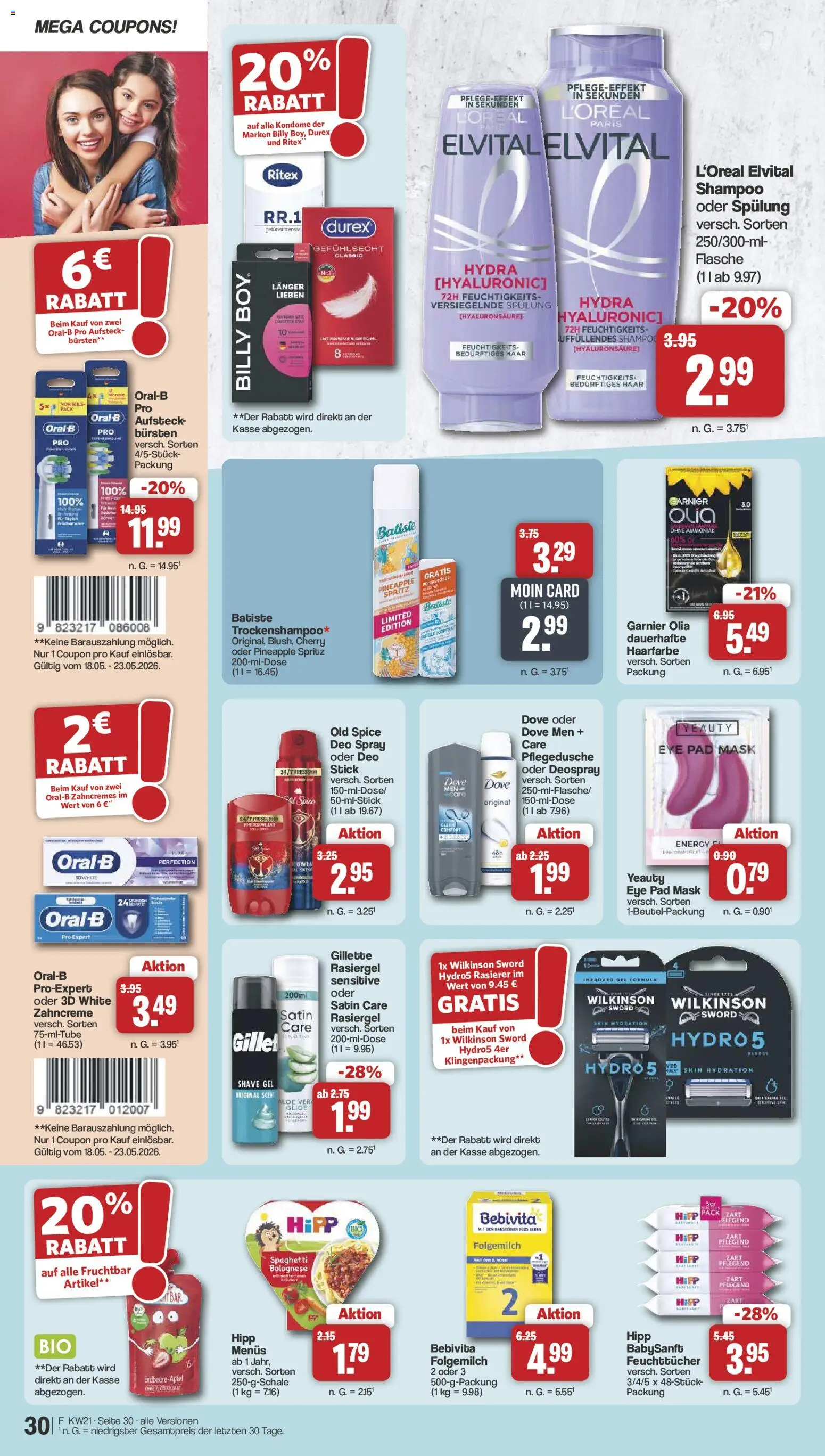 Famila Nordwest Prospekt 	 – gültig ab 18.05.2026 | Seite: 30 | Produkte: Energy, Spülung, Haarfarbe, Deospray