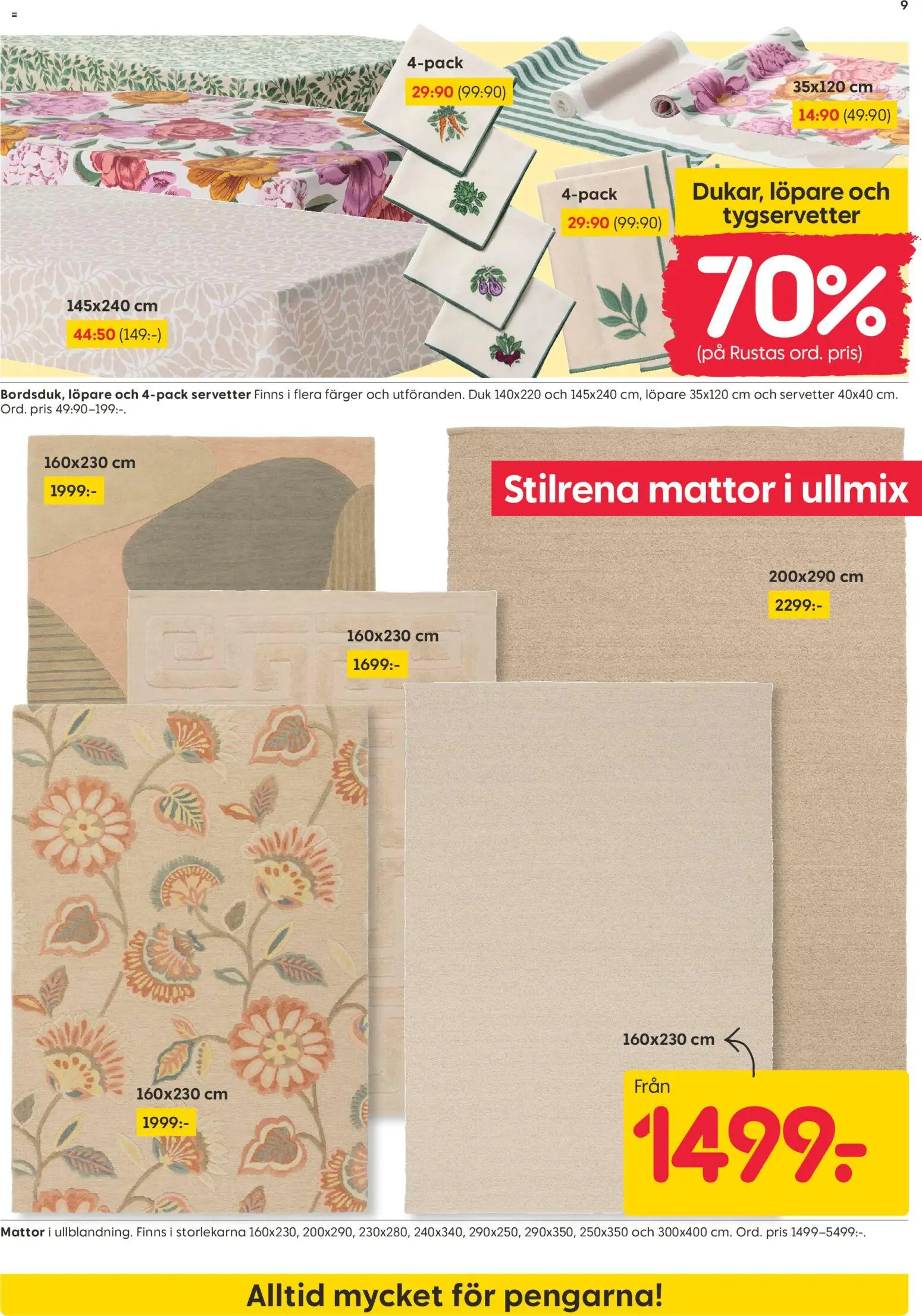 Rusta reklamblad aktuell från 21/09/2026 | Sida: 9