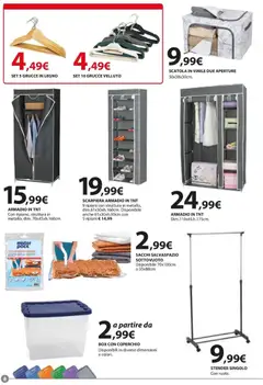 Anteprima del volantino Offerte volantino Kreo valido a partire dal 08/09/2026 | Pagina: 8 | Prodotti: Coperchio, Scarpiera, Armadio, Grucce