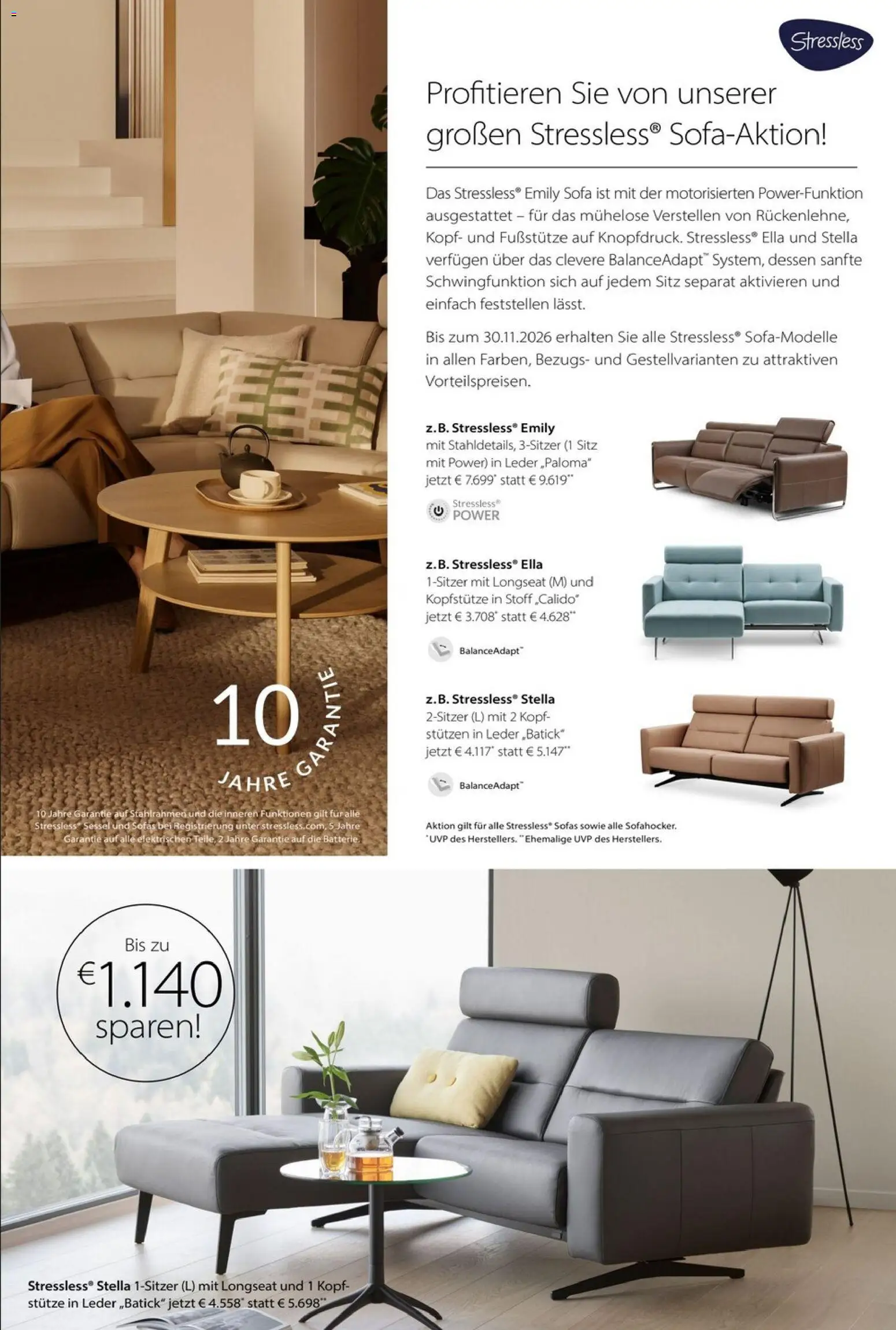 XXXLutz Stressless – gültig ab 01.10.2026 | Seite: 7 | Produkte: Sofa, Sessel