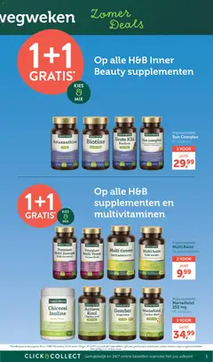 Holland & Barrett Folder / Publicité - Voorbeeld van een folder van Holland & Barrett, geldig van 27/07/2026 | Pagina: 5 | Producten: Supplementen, Gember, Poeder, Kool