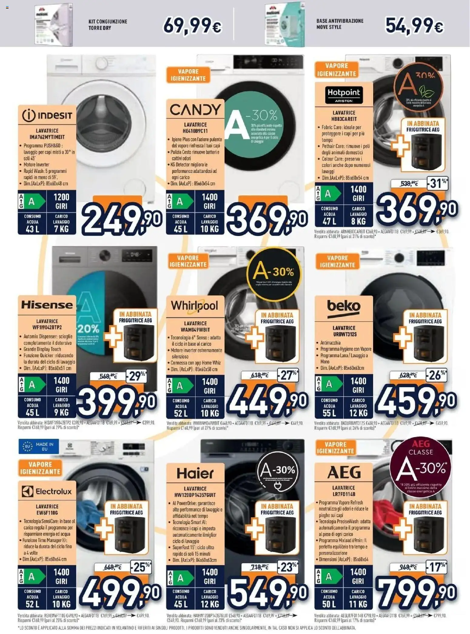 Nuovo Unieuro volantino Più gusto alle tue passioni dal 12/10/2026 > offerte anteprima 🛍️ | Pagina: 24 | Prodotti: Acqua, Lavatrice, Friggitrice