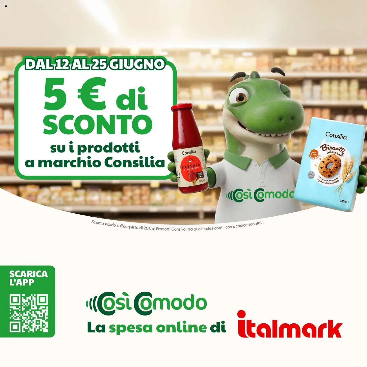 Volantino Italmark del 17.06.2026 | Pagina: 2 | Prodotti: Cioccolato, Biscotti, Pomodoro, Passata di pomodoro