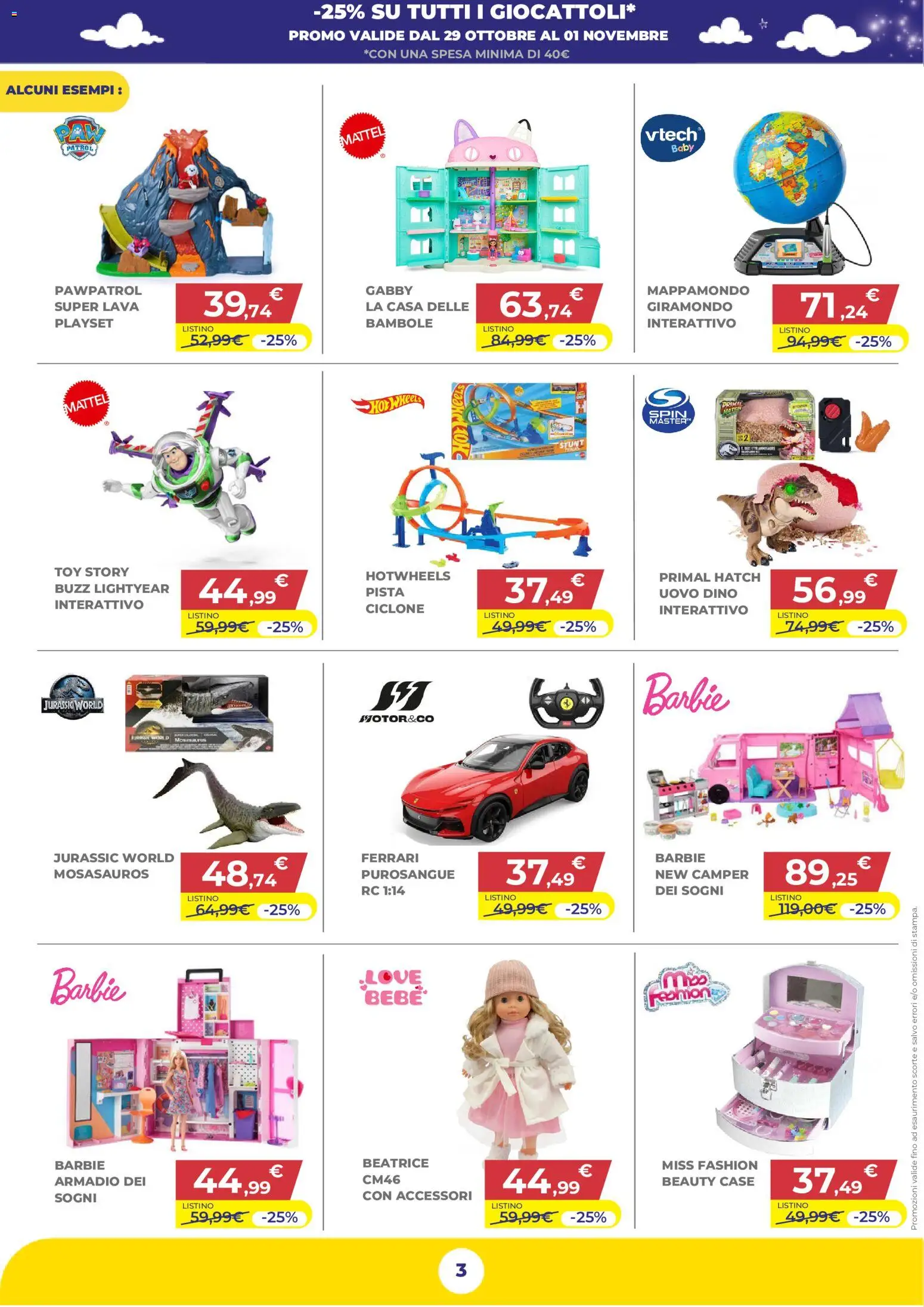 Volantino Toys Center del 29/10/2026 | Pagina: 3 | Prodotti: Armadio