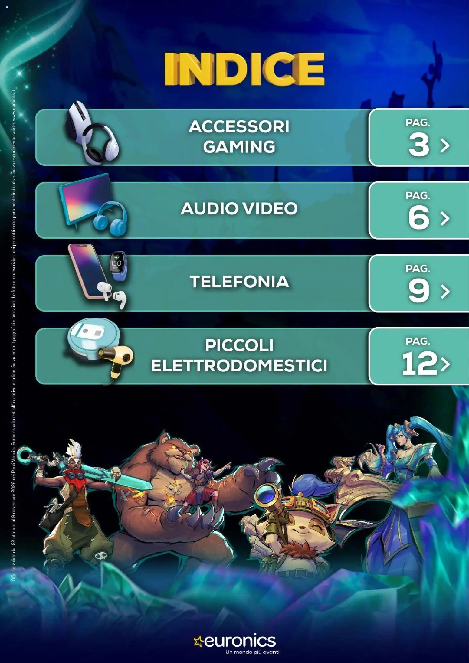 Volantino Euronics del 22/10/2026 | Pagina: 2 | Prodotti: Video, Audio