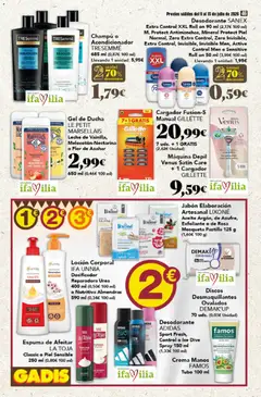 Vista previa Gadis folleto válido desde el 09/07/2026 | Página: 46 | Productos: Gel de ducha, Desodorante, Loción corporal, Ducha