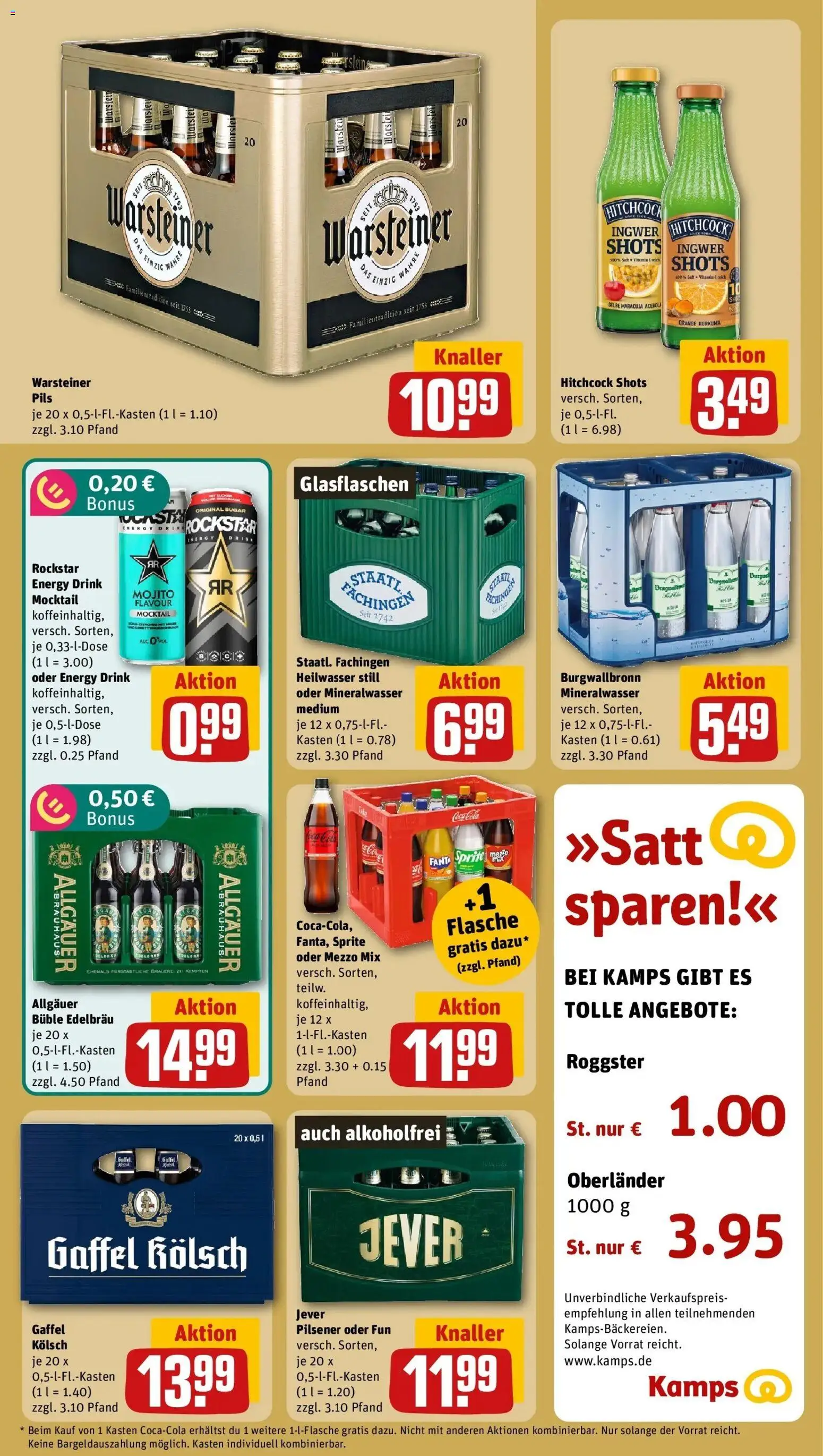 REWE Prospekt ab 12.10.2026 zum Blättern » Angebote | Seite: 20 | Produkte: Mezzo mix, Warsteiner, Jever, Saft